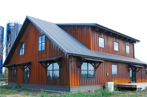 tall metal sides farm house|rustic metal houses exterior.